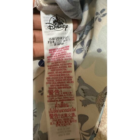 Disney Parks Lilo & Stitch Women Stitch Hibiscus Button Up Shirt Sz S Camp Shirt - Picture 8 of 10